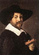 Portrait of a Man Holding a Book HALS, Frans